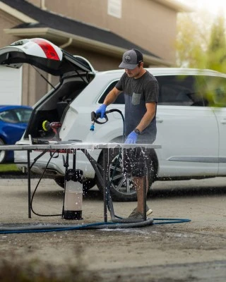 washing floor mat